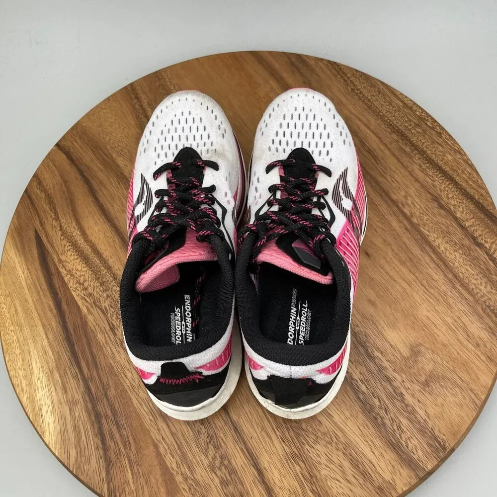 Saucony Endorphin Speed 2 Shoes Womens Size 9 Racing Running Black Pink White